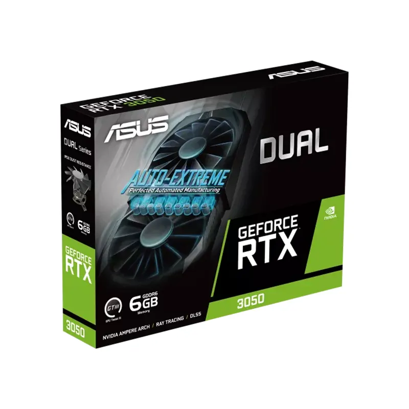 VGA ASUS Dual GeForce RTX 3050 6GB (DUAL-RTX3050-6G) 8