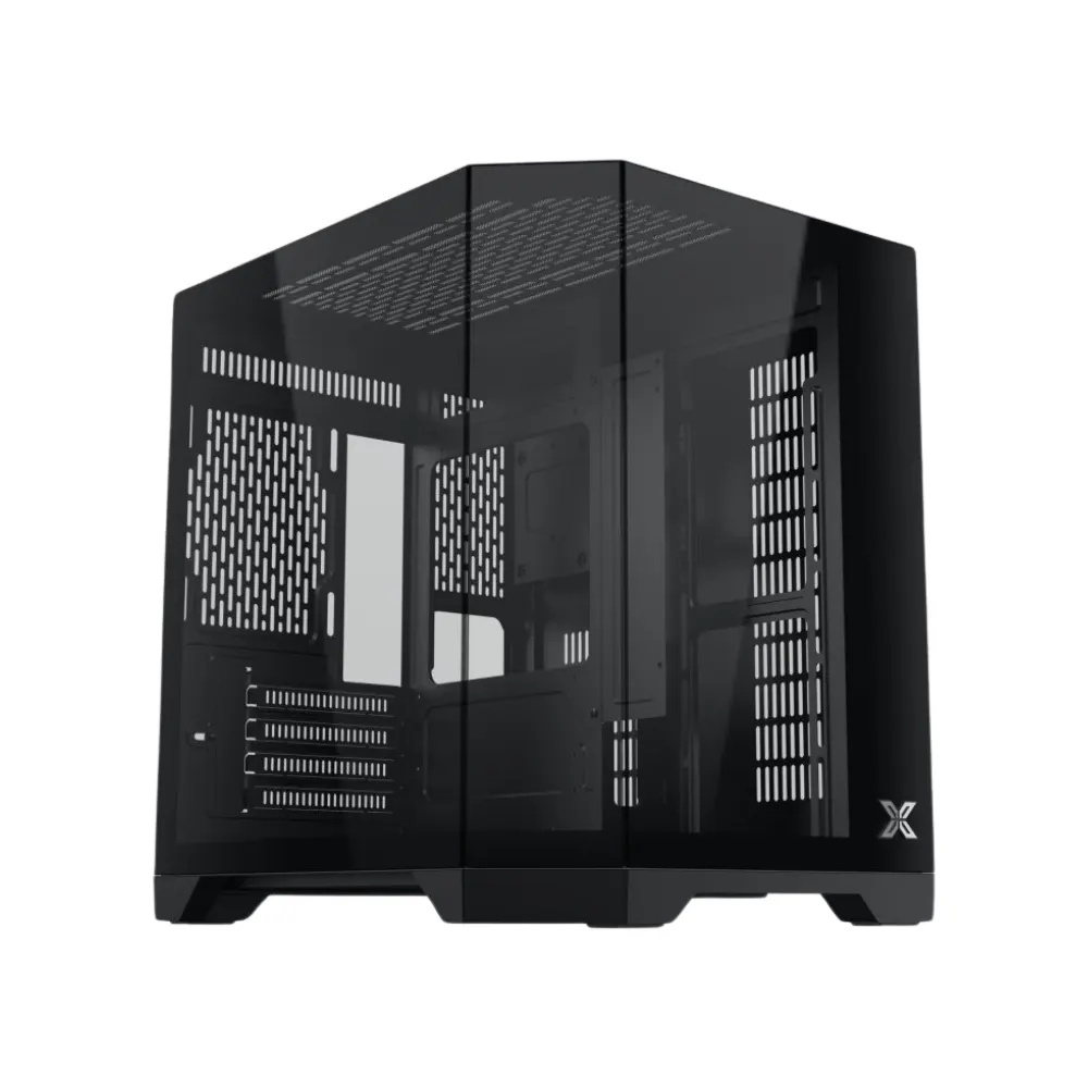 Vỏ Case Xigmatek Cubi M NANO Black (mATX/Mid Tower/Kính vát góc) 2