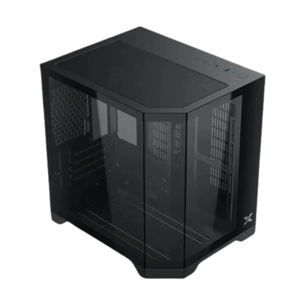 Vỏ Case Xigmatek Cubi M NANO Black (mATX/Mid Tower/Kính vát góc) 3