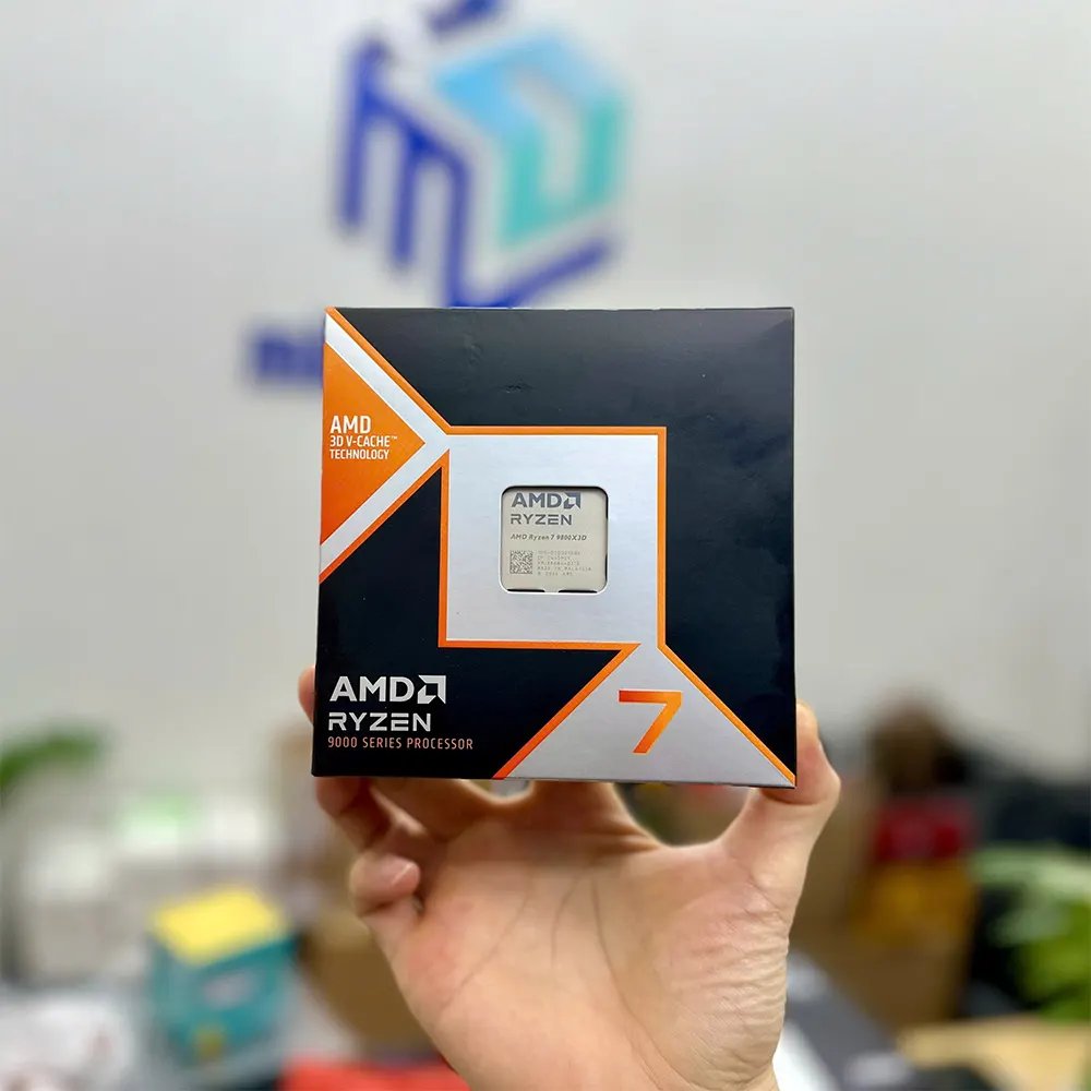 CPU AMD Ryzen 7 9800X3D (AM5 - 4.7GHz Boost 5.2GHz - 8 nhân 16 luồng - 104MB Cache) 2