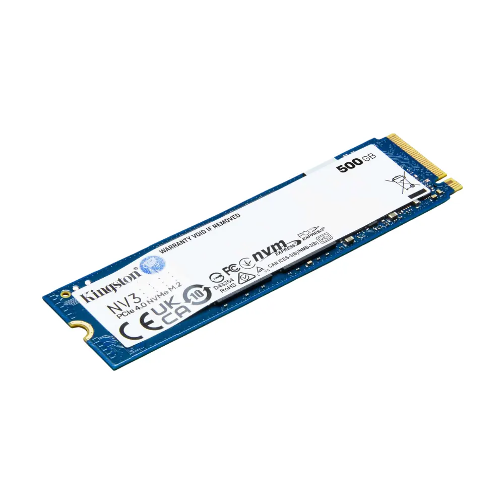 Ổ cứng SSD Kingston NV3 500GB PCIe 4.0 x4 M.2 NVMe (Đọc 5000 MB/s, ghi 3000 MB/s) 2