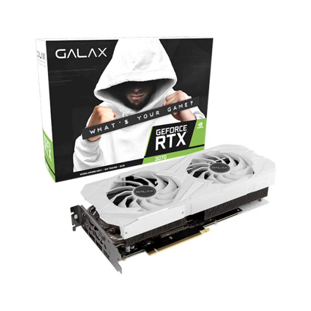VGA GALAX GeForce RTX 3070 EX White 8GB GDDR6 (1-Click OC Feature) 9