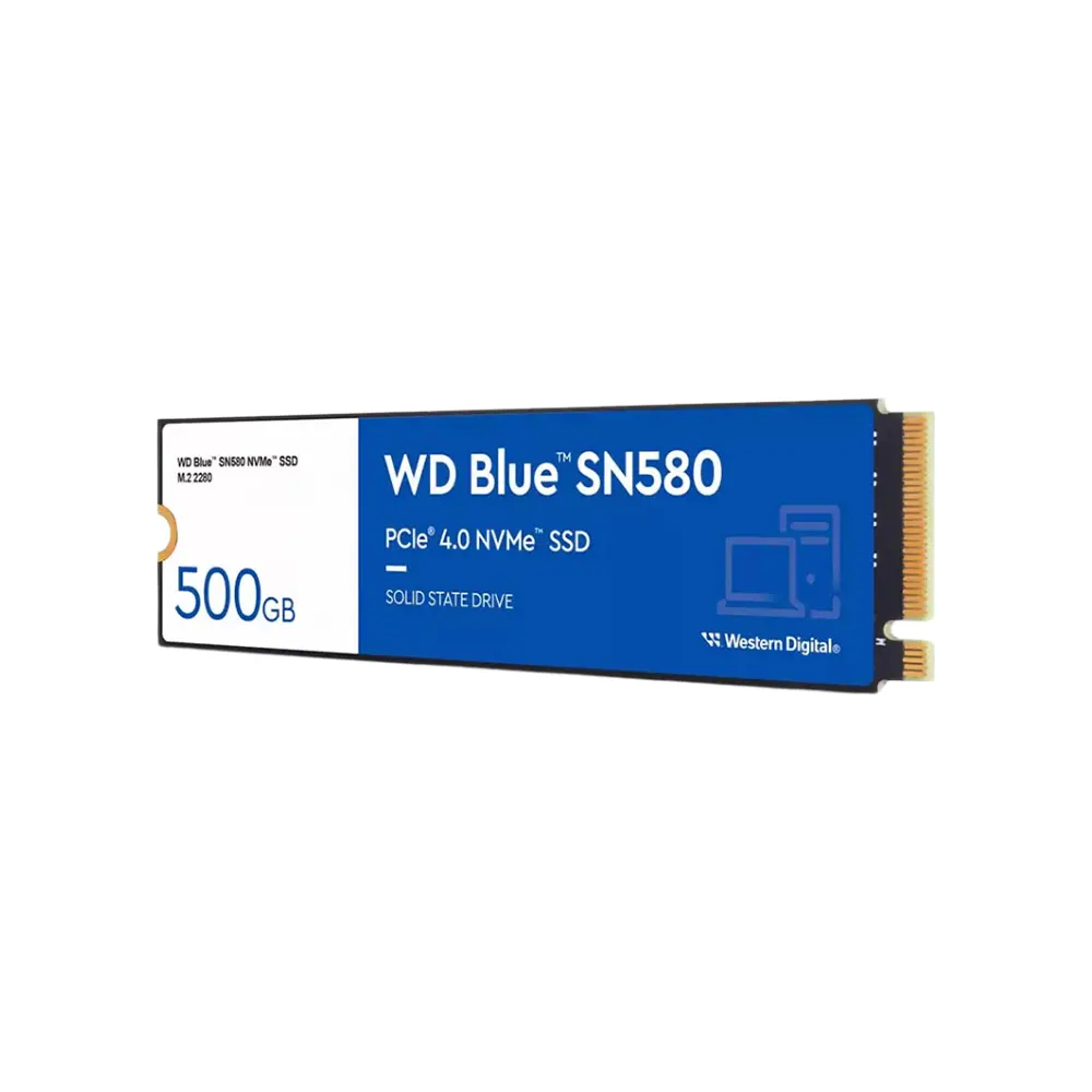 Ổ cứng SSD Western Digital Blue SN580 500GB PCIe Gen 4 x4 M.2 NVMe (Đọc 4000 MB/s, Ghi 3600 MB/s) 2