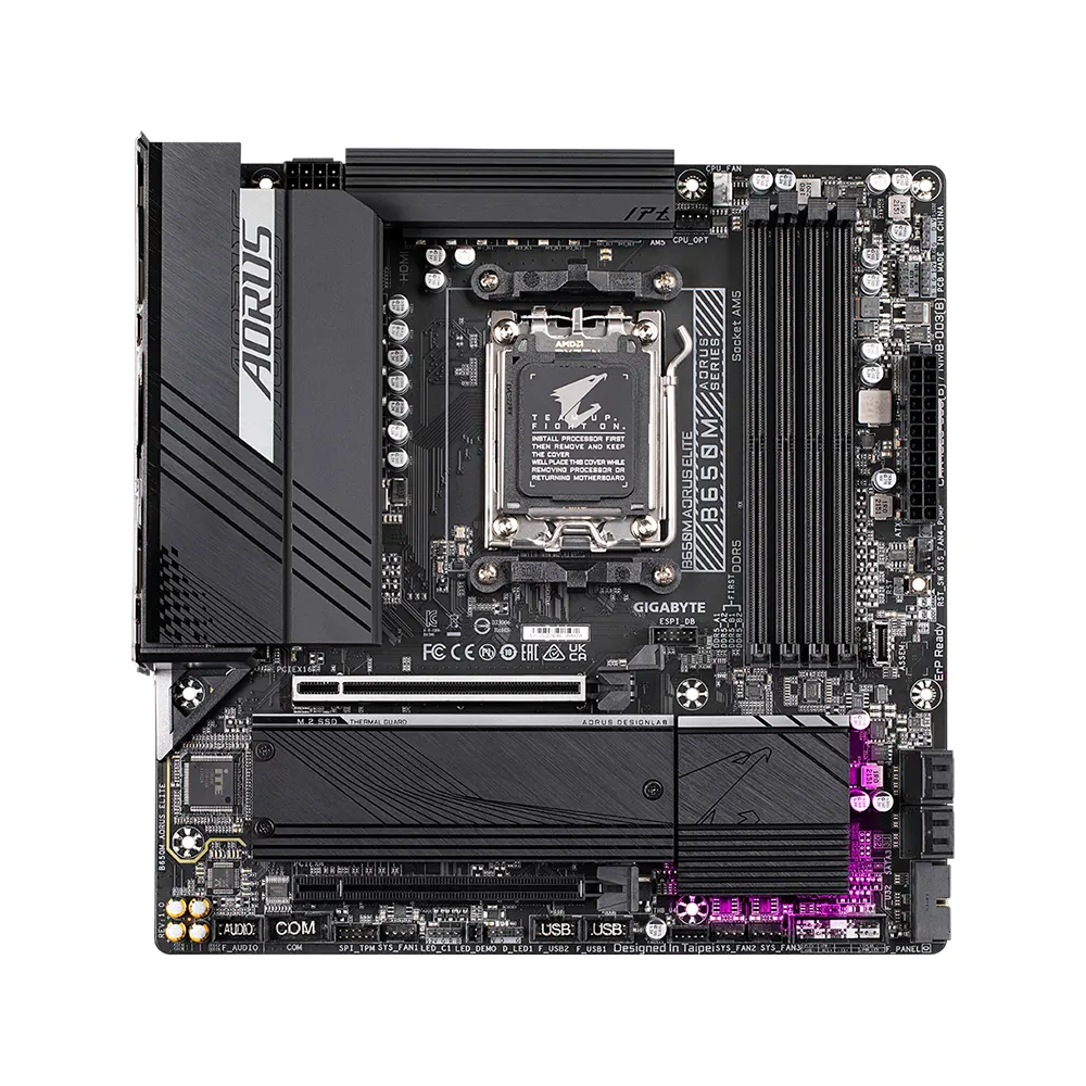 Mainboard GIGABYTE B650M AORUS ELITE DDR5 - Micro ATX - AMD Socket AM5 5
