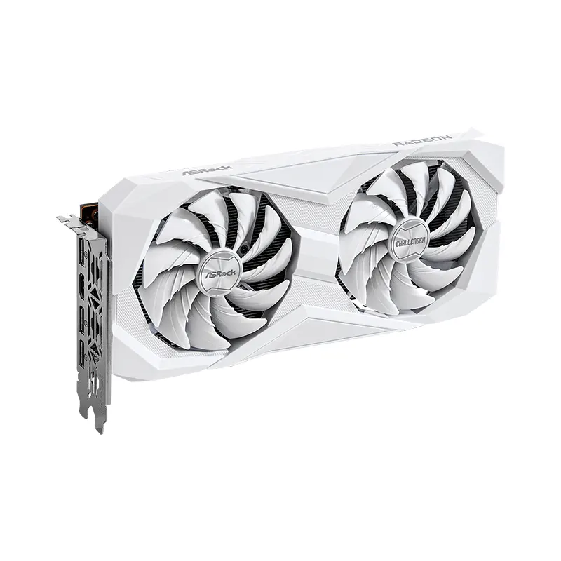 VGA ASRock AMD Radeon RX 6600 Challenger 8GB GDDG6 - White 3