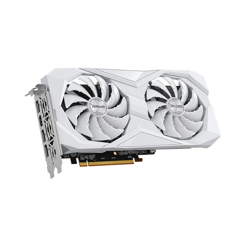 VGA ASRock AMD Radeon RX 6600 Challenger 8GB GDDG6 - White 4