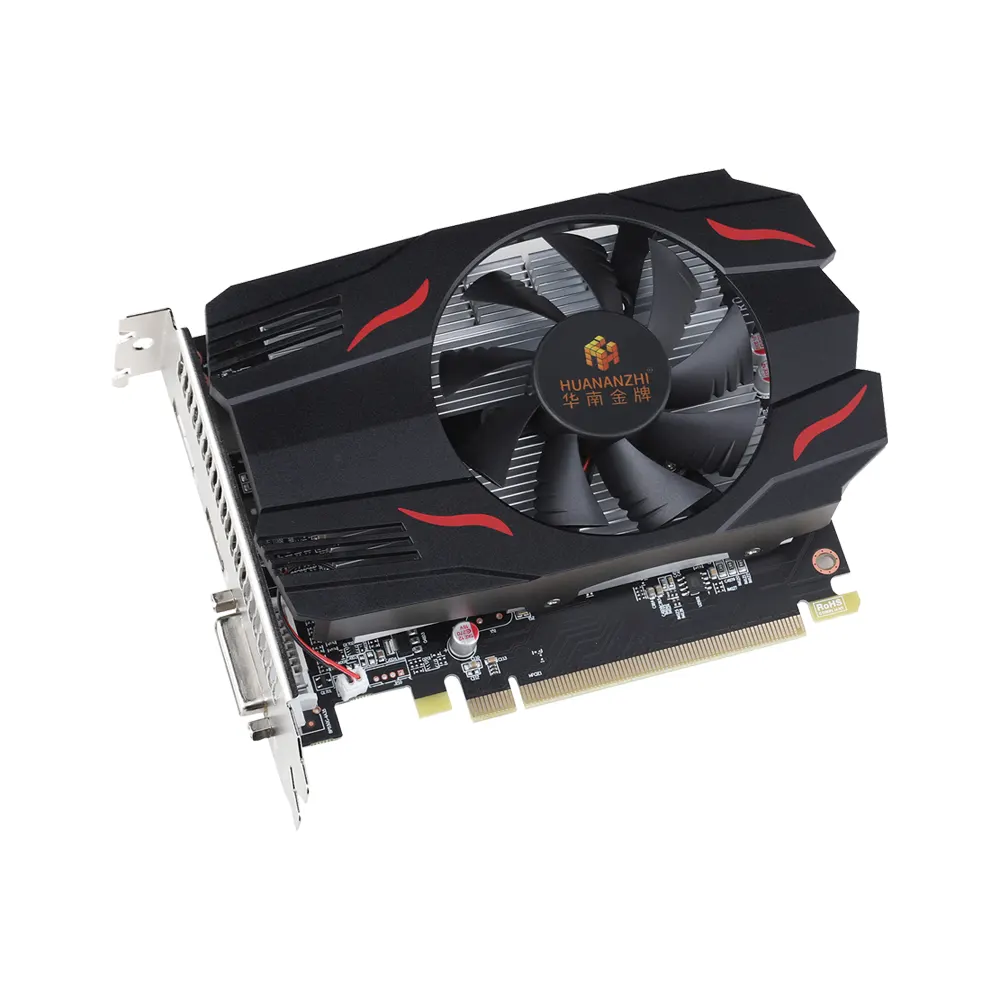 Card Đồ Họa Huananzhi RX550 4G-A - 4GB GDDR5 - 128-bit - PCIe 3.0 - HDMI/DP/DVI - DirectX 12 - FreeSync - Single Fan 2