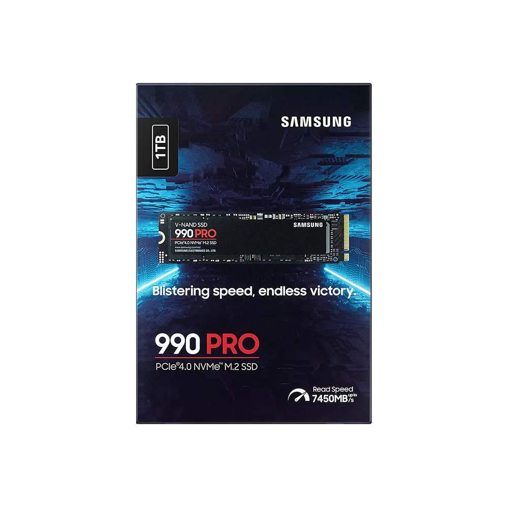 Ổ cứng SSD Samsung 990 PRO 1TB PCIe NVMe Gen4x4 - MZ-V9P1T0BW (Đọc 7450MB/s - Ghi 6900MB/s) 6