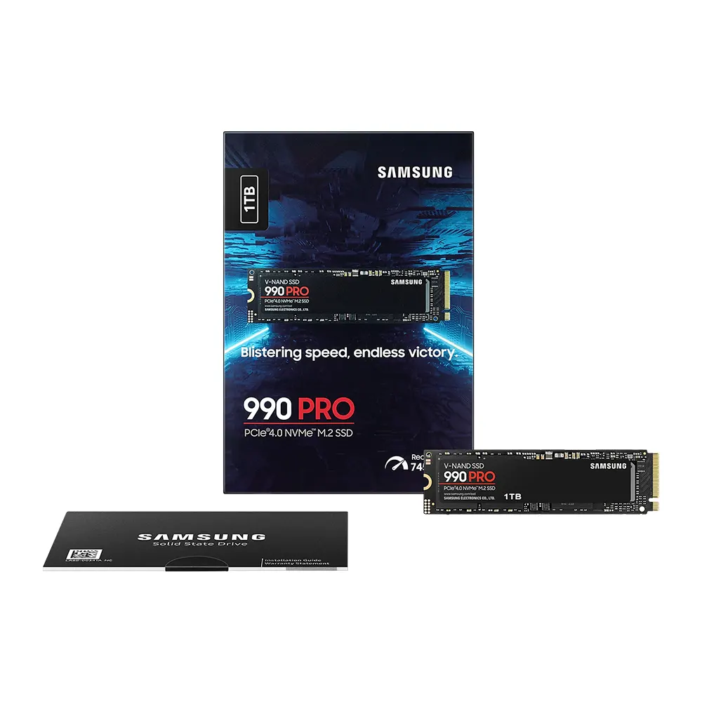 Ổ cứng SSD Samsung 990 PRO 1TB PCIe NVMe Gen4x4 - MZ-V9P1T0BW (Đọc 7450MB/s - Ghi 6900MB/s) 7
