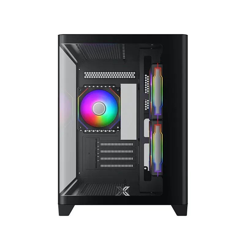 Vỏ Case Xigmatek Pano M Nano 3GF Black (m-ATX/Mid Tower/3Fan) 3