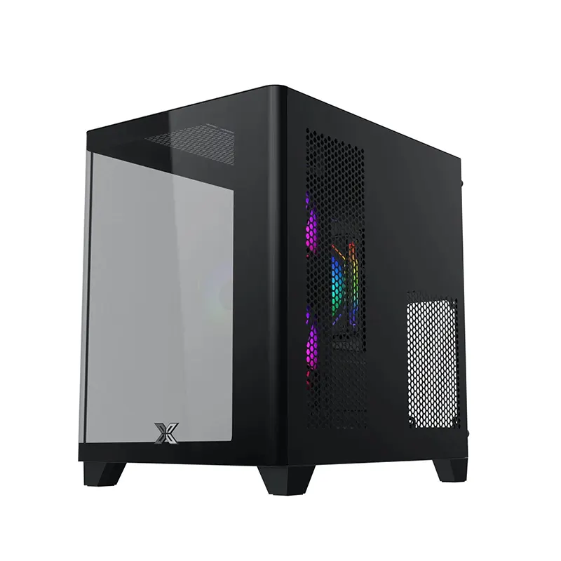 Vỏ Case Xigmatek Pano M Nano 3GF Black (m-ATX/Mid Tower/3Fan) 4