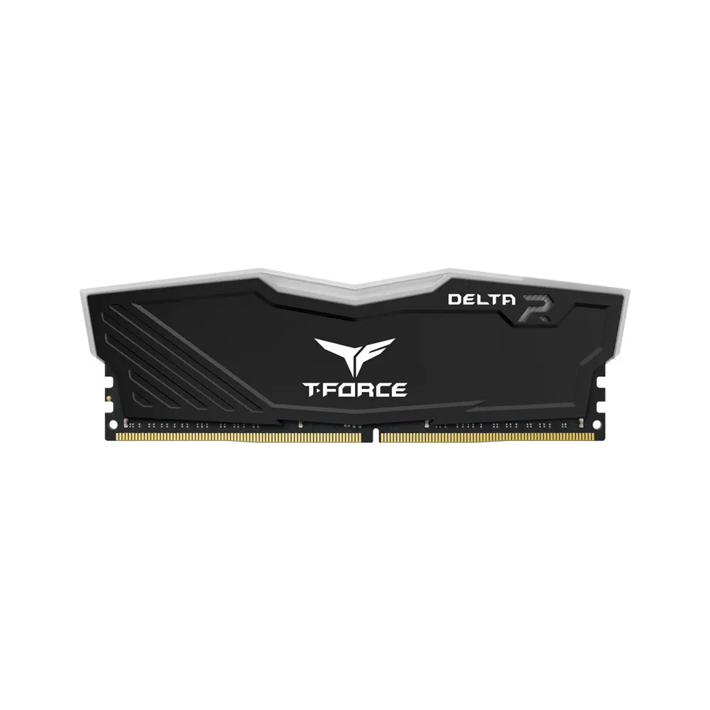 RAM T-Force Delta RGB 8GB DDR4 3600MHz (TF3D48G3600HC18JBK) - LED RGB, Hỗ trợ XMP, Màu Đen, Tương thích Intel/AMD 2