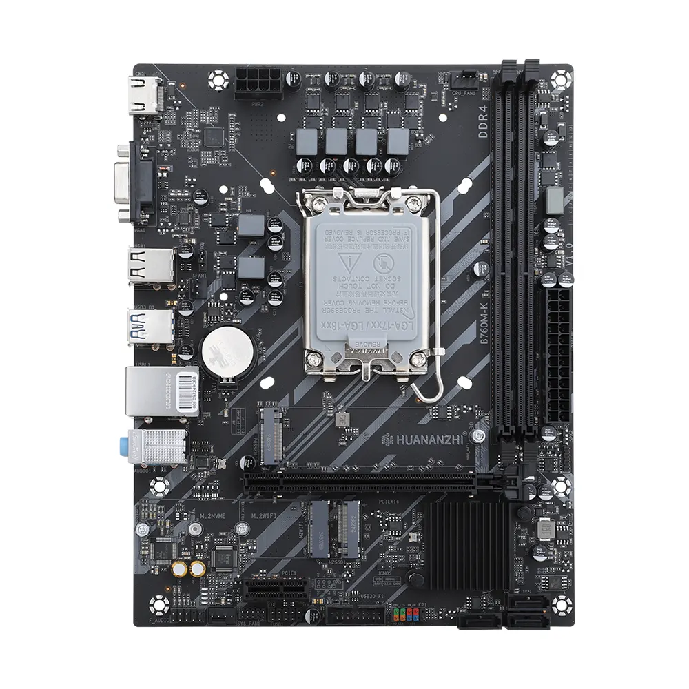 Mainboard Huananzhi B760M-K DDR4 - Intel B760 - LGA 1700 - Micro-ATX - PCIe 4.0 2