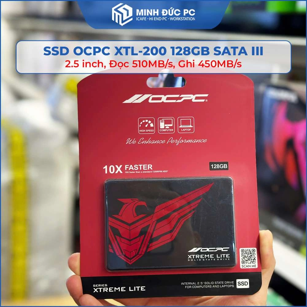 Ổ cứng SSD OCPC XTL-200 128GB SATA III (2.5 inch, Đọc 510MB/s, Ghi 450MB/s) 2