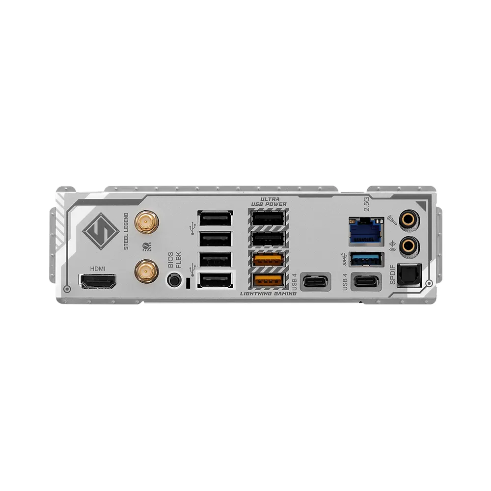 Mainboard ASRock X870 Steel Legend WiFi DDR5 - Socket AM5 - ATX - PCIe 5.0 - USB4 - Wi-Fi 7 5