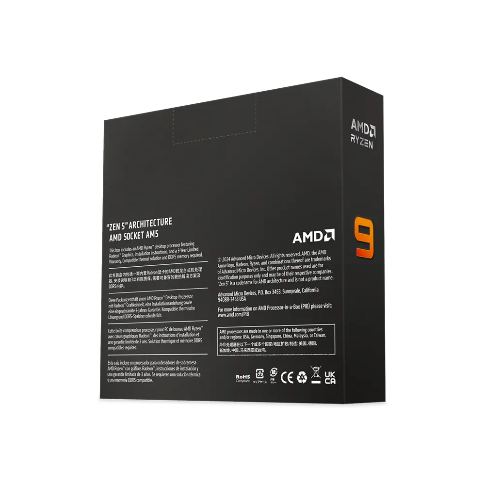CPU AMD Ryzen 9 9950X (AMD AM5 - 16 nhân 32 luồng - Base 4.3GHz Turbo 5.7GHz - Cache 80MB) 4