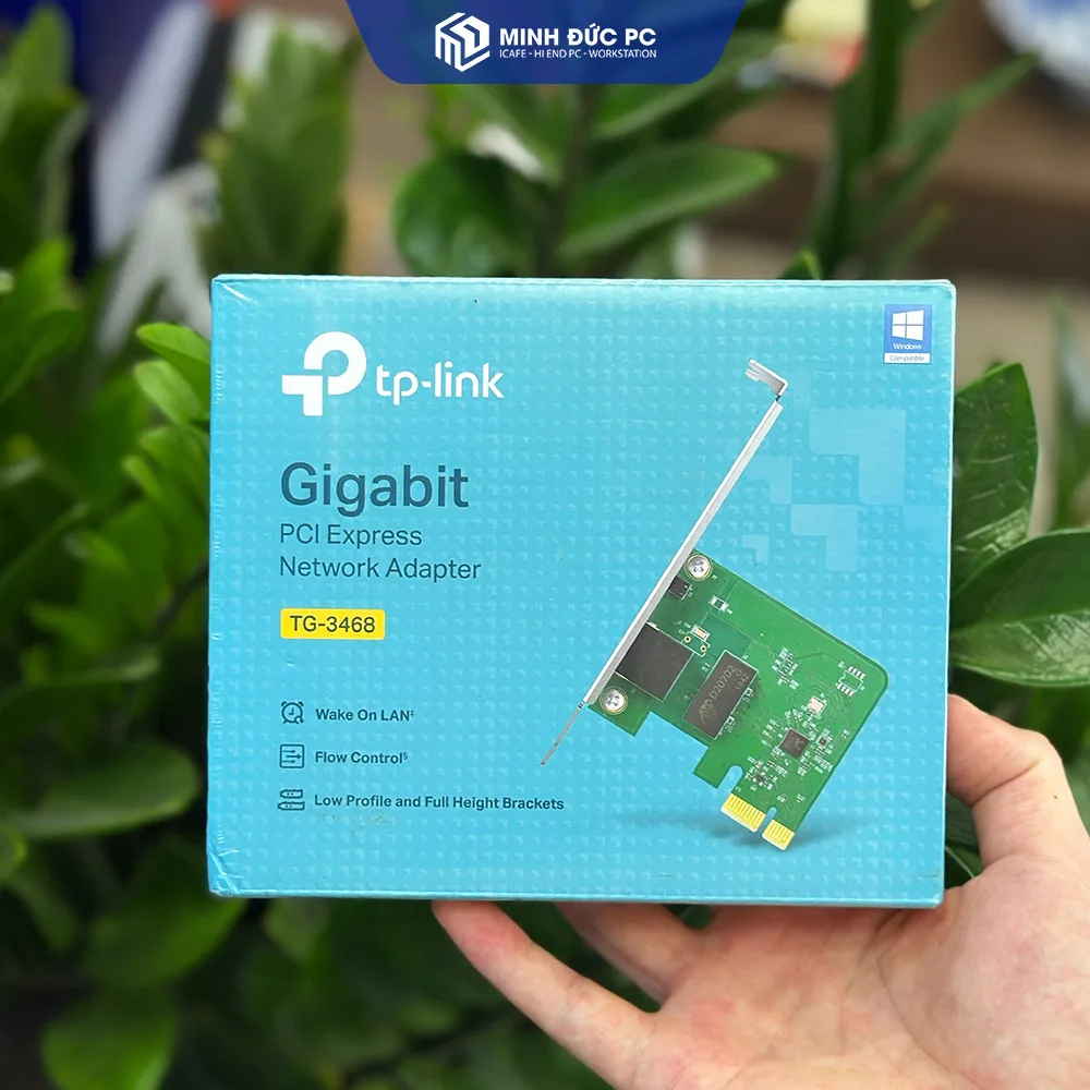 Card mạng có dây PCI Express TP-Link TG-3468 tốc độ 10/100/1000 2