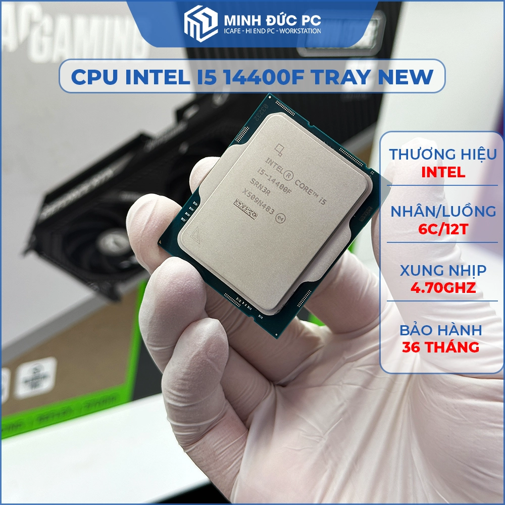 CPU Intel Core i5-14400F - 10 Cores 16 Threads - 4.7GHz Turbo - 20MB Cache - LGA 1700 4