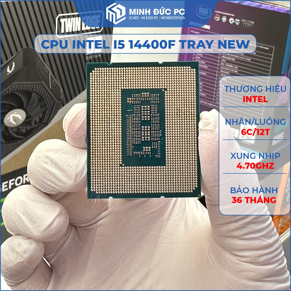 CPU Intel Core i5-14400F - 10 Cores 16 Threads - 4.7GHz Turbo - 20MB Cache - LGA 1700 5
