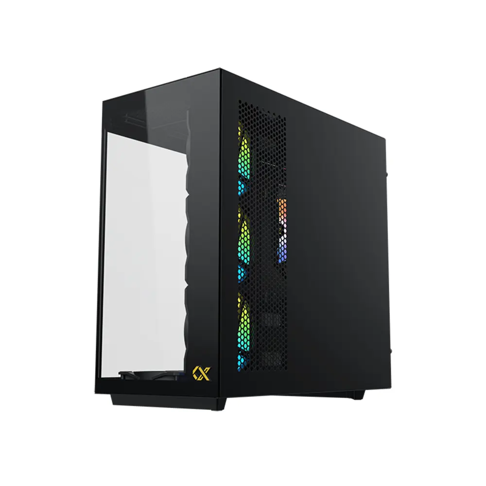 Vỏ Case Xigmatek CUBI II - Mid Tower - Kính Cường Lực - Hỗ Trợ E-ATX/ATX/M-ATX/ITX - Tản Nhiệt 165mm - VGA 370mm - USB 3.0 5
