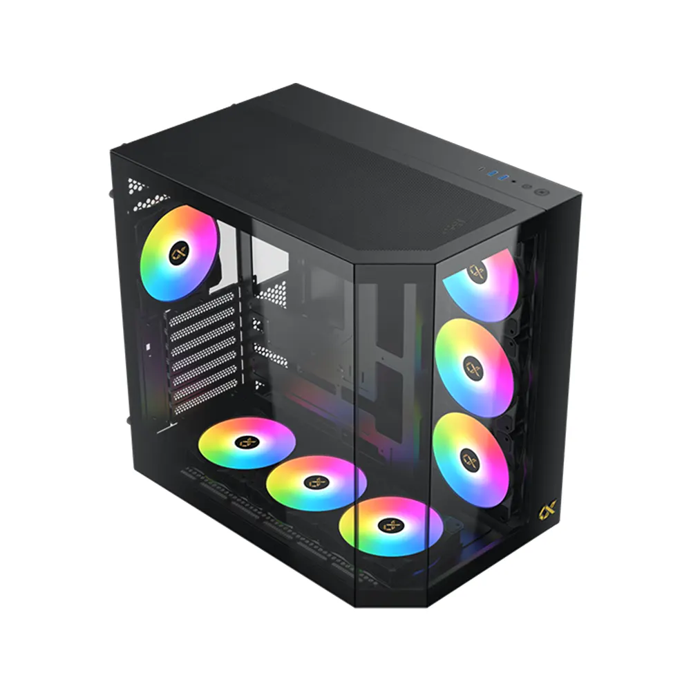 Vỏ Case Xigmatek CUBI II - Mid Tower - Kính Cường Lực - Hỗ Trợ E-ATX/ATX/M-ATX/ITX - Tản Nhiệt 165mm - VGA 370mm - USB 3.0 3