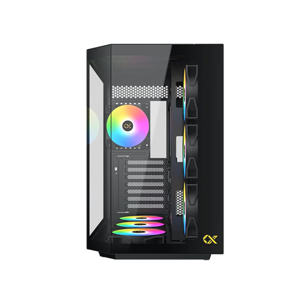 Vỏ Case Xigmatek CUBI II - Mid Tower - Kính Cường Lực - Hỗ Trợ E-ATX/ATX/M-ATX/ITX - Tản Nhiệt 165mm - VGA 370mm - USB 3.0 4