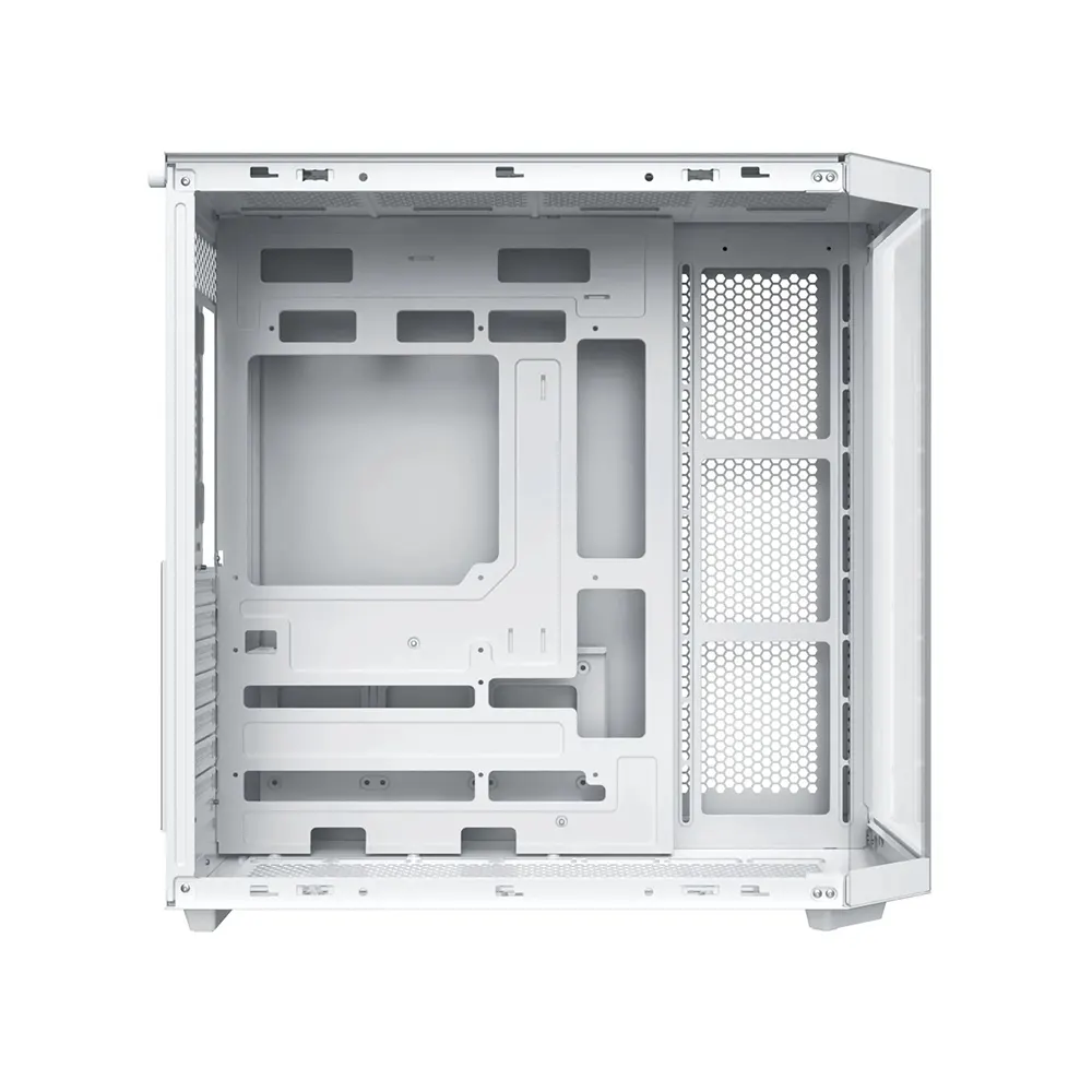 Vỏ Case XIGMATEK ALPHA - CUBI II ARTIC (Mid Tower, Kính Cường Lực, Trắng, Hỗ trợ E-ATX/ATX/mATX/ITX, Tản 165mm, VGA 370mm, USB 3.0) 3