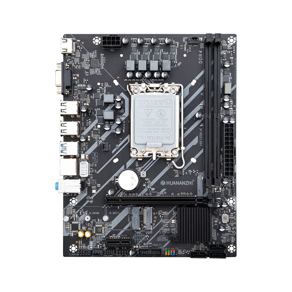 Mainboard HUANANZHI H610M-K (LGA1700, DDR4, M-ATX, PCIe 4.0, M.2 NVMe, HDMI 2.0) 2