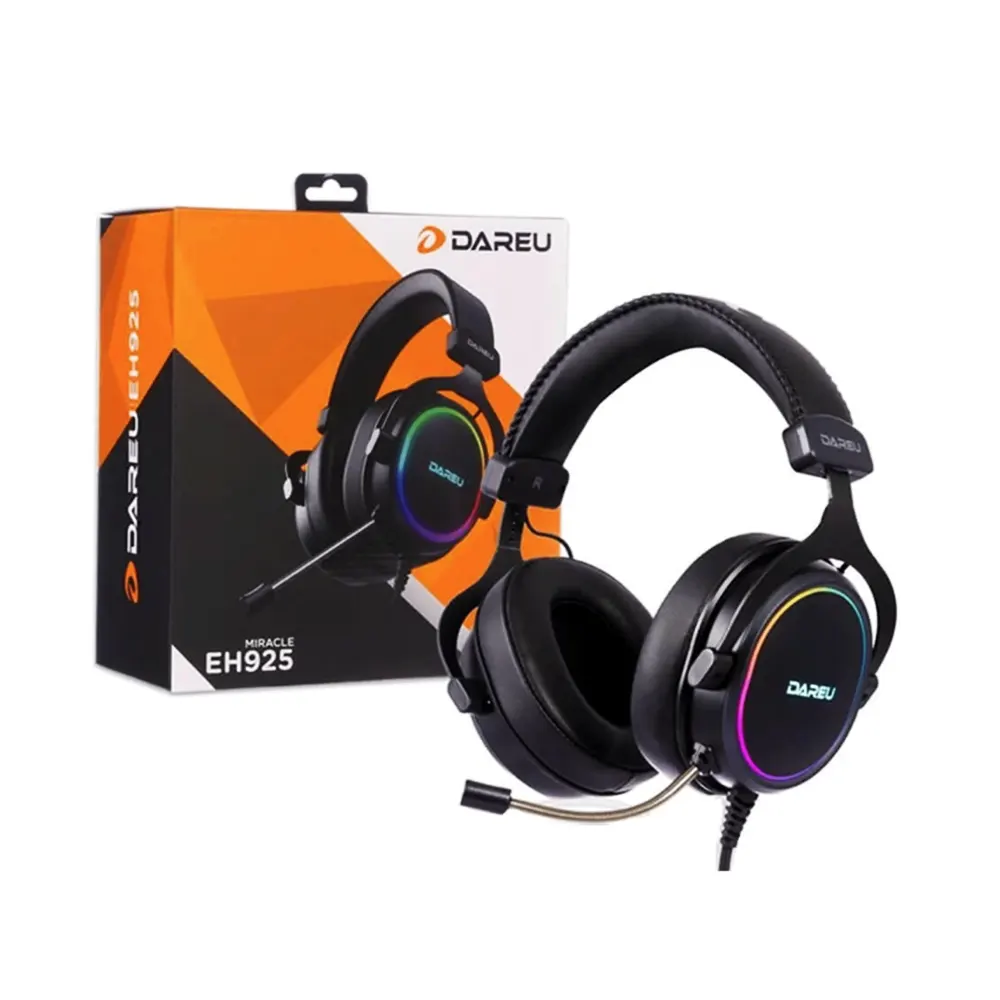 Tai nghe Gaming Dareu EH925 (Âm thanh vòm 7.1 Virtual, LED RGB, USB, Driver 50mm) 5