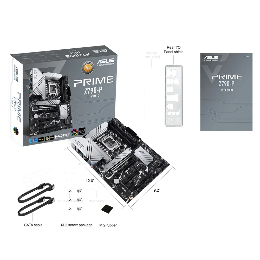 Mainboard ASUS PRIME Z790-P-CSM DDR5 (LGA1700, ATX, PCIe 5.0, 3x M.2, Intel 2.5GbE LAN, CSM) 8