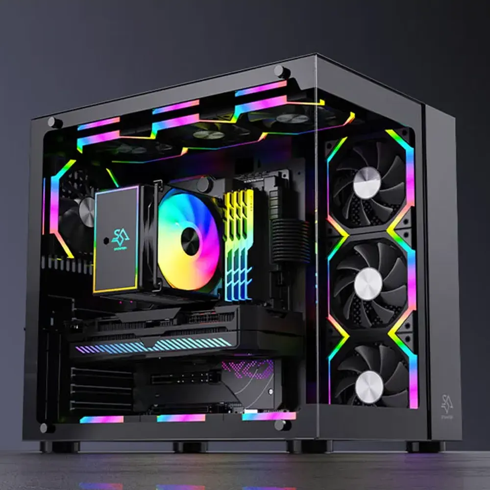 Fan Case Starlink V9 PRO LED ARGB (120mm, Điều tốc PWM, Đồng bộ Mainboard, Màu Đen) 6