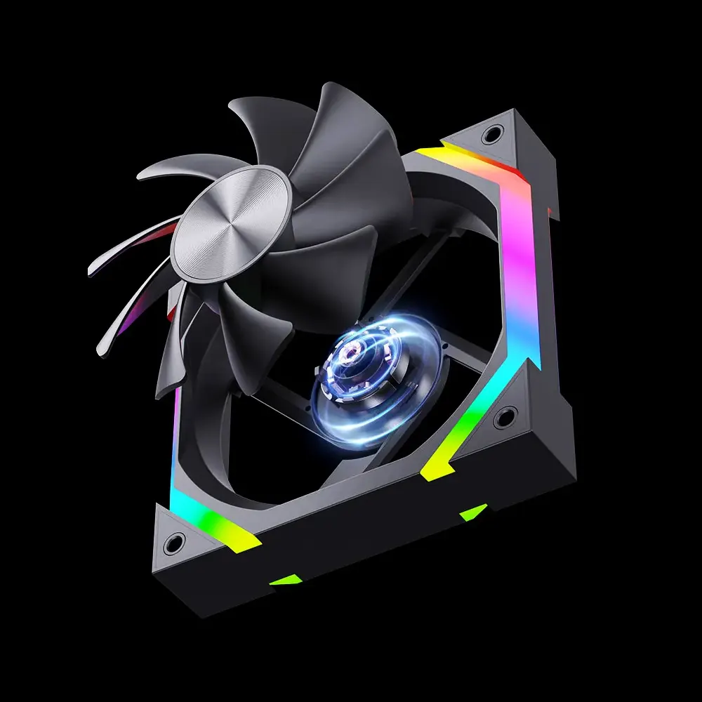 Fan Case Starlink V9 PRO LED ARGB (120mm, Điều tốc PWM, Đồng bộ Mainboard, Màu Đen) 2