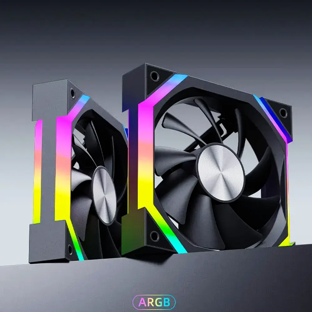 Fan Case Starlink V9 PRO LED ARGB (120mm, Điều tốc PWM, Đồng bộ Mainboard, Màu Đen) 4