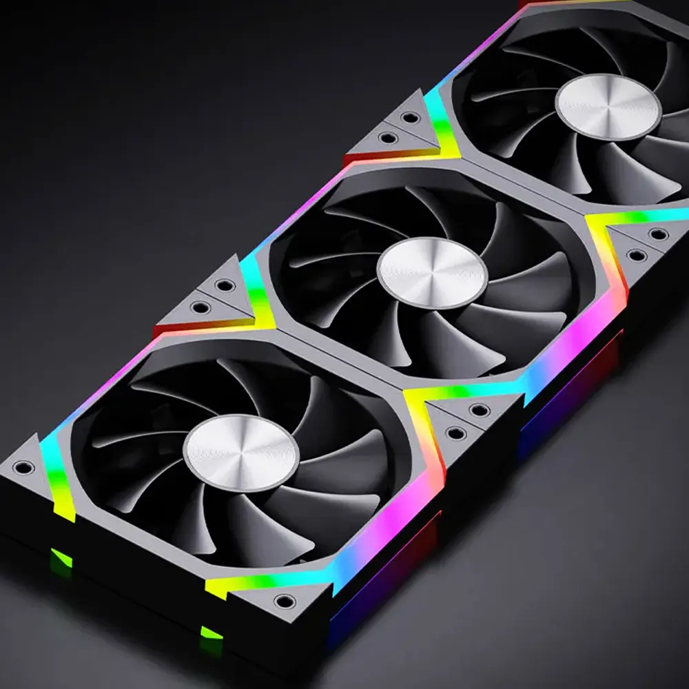 Fan Case Starlink V9 PRO LED ARGB (120mm, Điều tốc PWM, Đồng bộ Mainboard, Màu Đen) 5