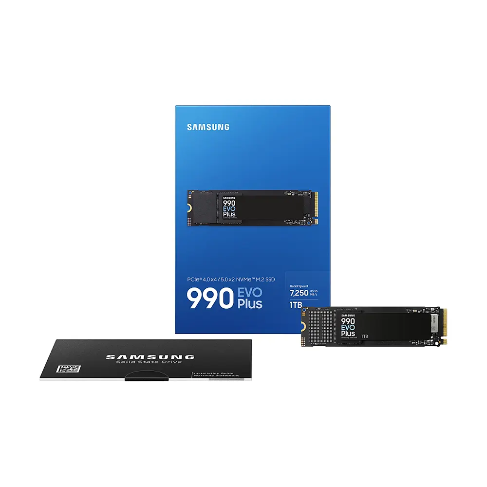 Ổ cứng SSD Samsung 990 EVO Plus 1TB NVMe M.2 2280 (PCIe 4.0 x4 / PCIe 5.0 x2, V-NAND, MZ-V9S1T0BW) 4