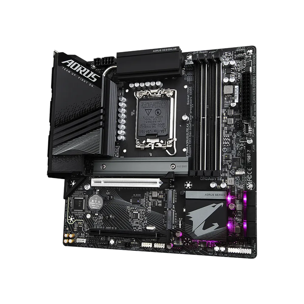 Mainboard GIGABYTE Z790M AORUS ELITE AX DDR5 (LGA1700, Micro-ATX, Wi-Fi 6E, Bluetooth 5.3, PCIe 5.0) 3