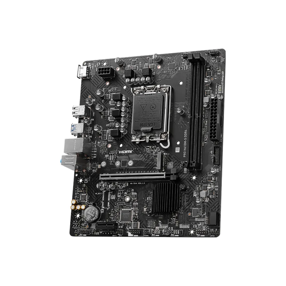 Mainboard MSI PRO H610M-S DDR4 (LGA1700, Micro-ATX, PCIe 4.0, 1x M.2, SATA 6Gb/s) 4