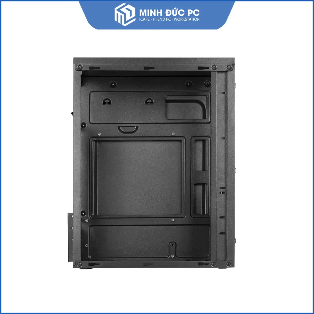 Vỏ Case KENOO T10 Màu Đen (Mini Tower, Micro-ATX/ITX, Thiết kế lưới kim loại, Nguồn ATX lắp trên) 4