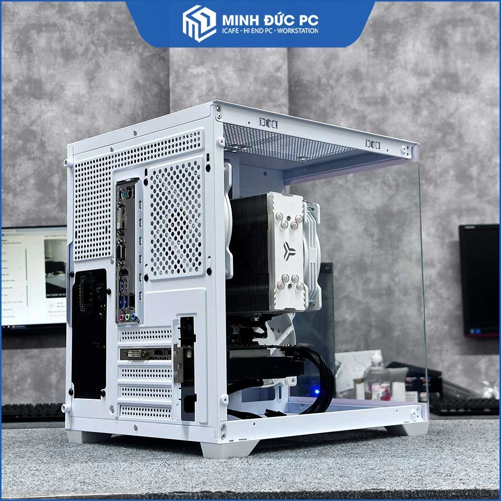 Vỏ Case Gaming Centaur NEX-02 Vertex White M-ATX/ITX Kính Cường Lực Hỗ Trợ VGA 330mm 5