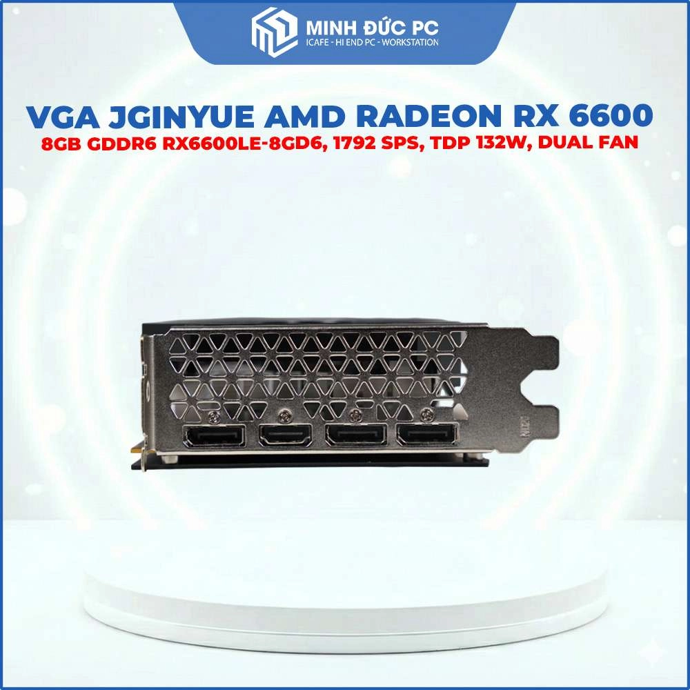 VGA JGINYUE AMD RADEON RX 6600 8GB GDDR6 (RX6600LE-8GD6, 1792 SPs, TDP 132W, Dual Fan) 4