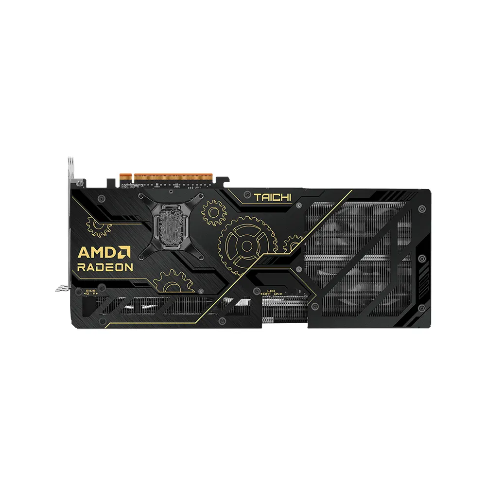 Card Màn Hình ASRock AMD Radeon™ RX 9070 XT Taichi 16GB GDDR6 OC (PCIe 5.0, Boost Clock 3100MHz, Triple Fan) 6