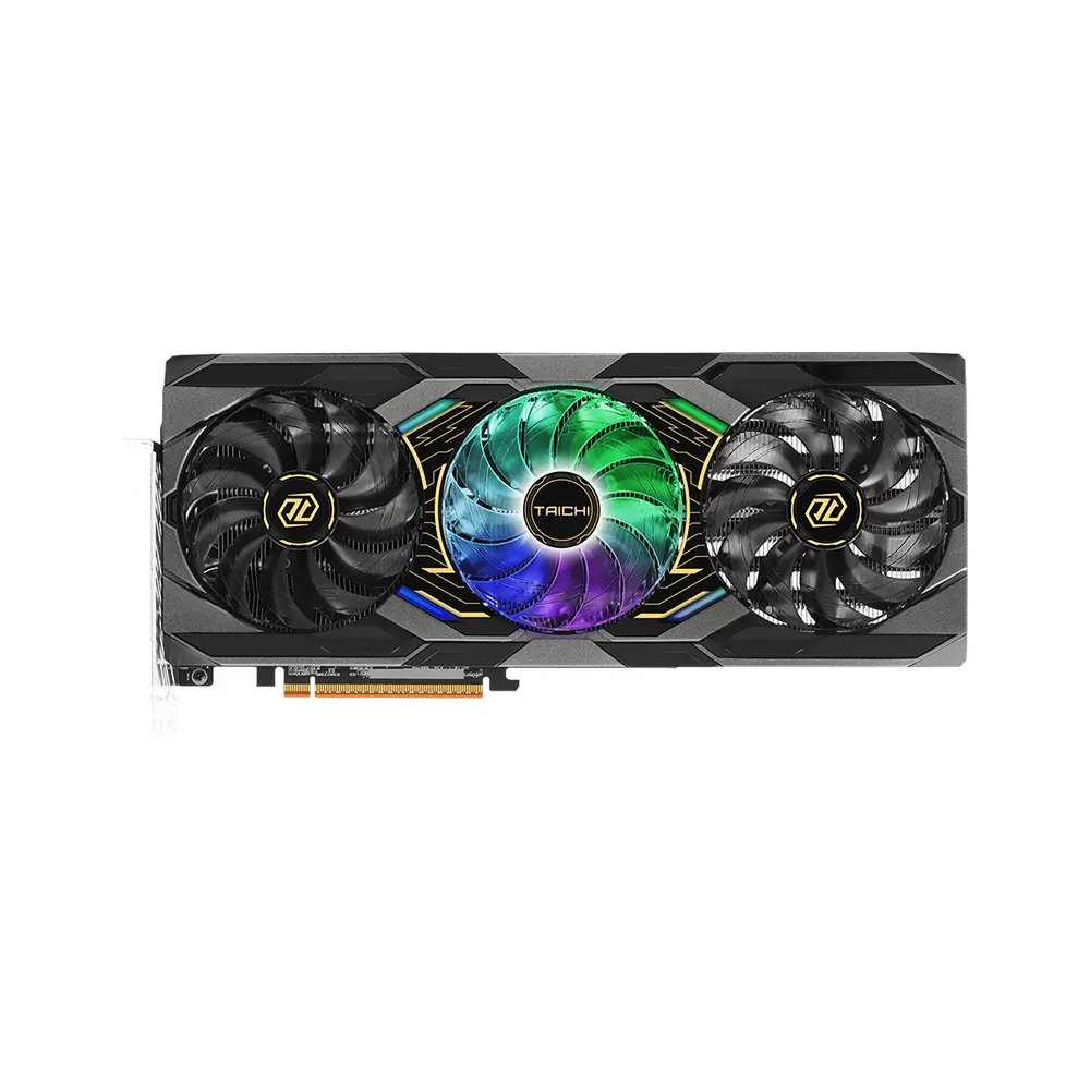 Card Màn Hình ASRock AMD Radeon™ RX 9070 XT Taichi 16GB GDDR6 OC (PCIe 5.0, Boost Clock 3100MHz, Triple Fan) 2