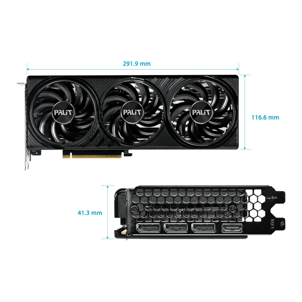 VGA PALIT GeForce RTX 5060 Ti INFINITY 16GB GDDR7 (Blackwell, PCIe 5.0, DLSS 4, 180W TDP, Triple Fan) 7