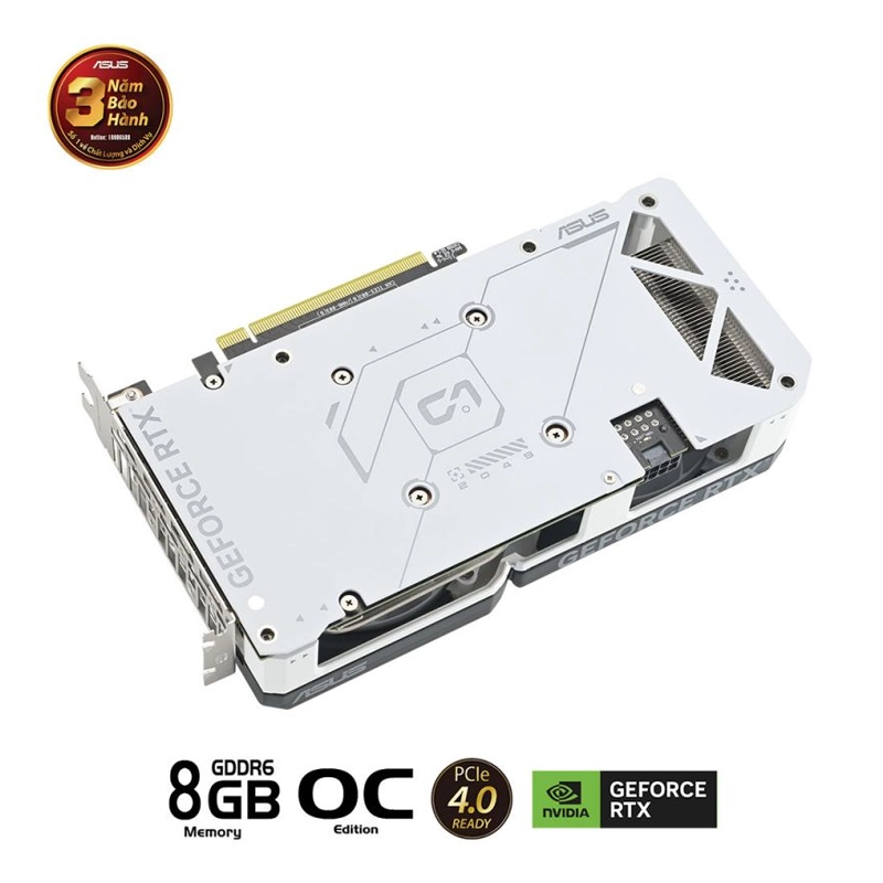 Card màn hình ASUS RTX 4060 Ti White OC 8GB GDDR6 DUAL 6
