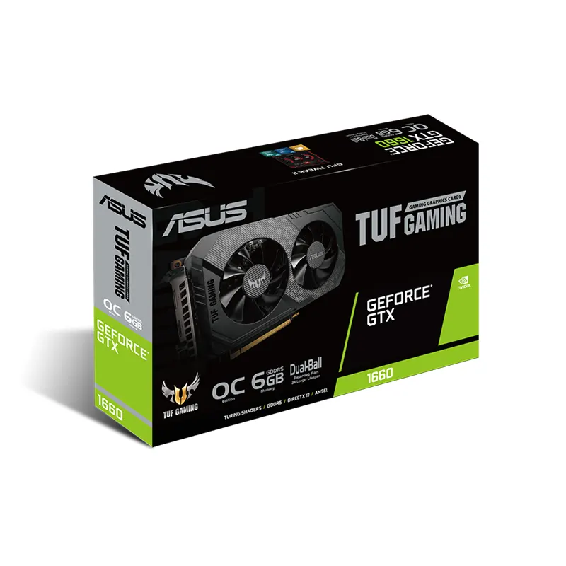 VGA ASUS TUF Gaming GeForce GTX 1660 6GB GDDR5 OC 8