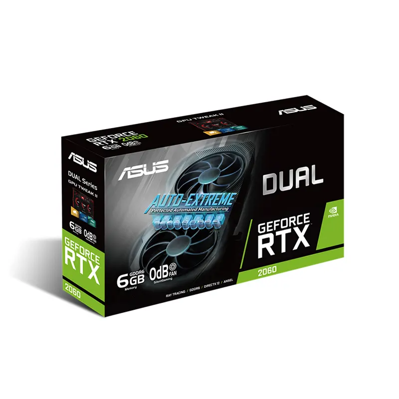 Card màn hình ASUS RTX 2060 O6G EVO GDDR6 Dual 8