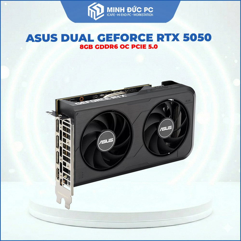 VGA ASUS Dual GeForce RTX 5050 8GB GDDR6 OC 128-bit PCIe 5.0 Dual Fan 3