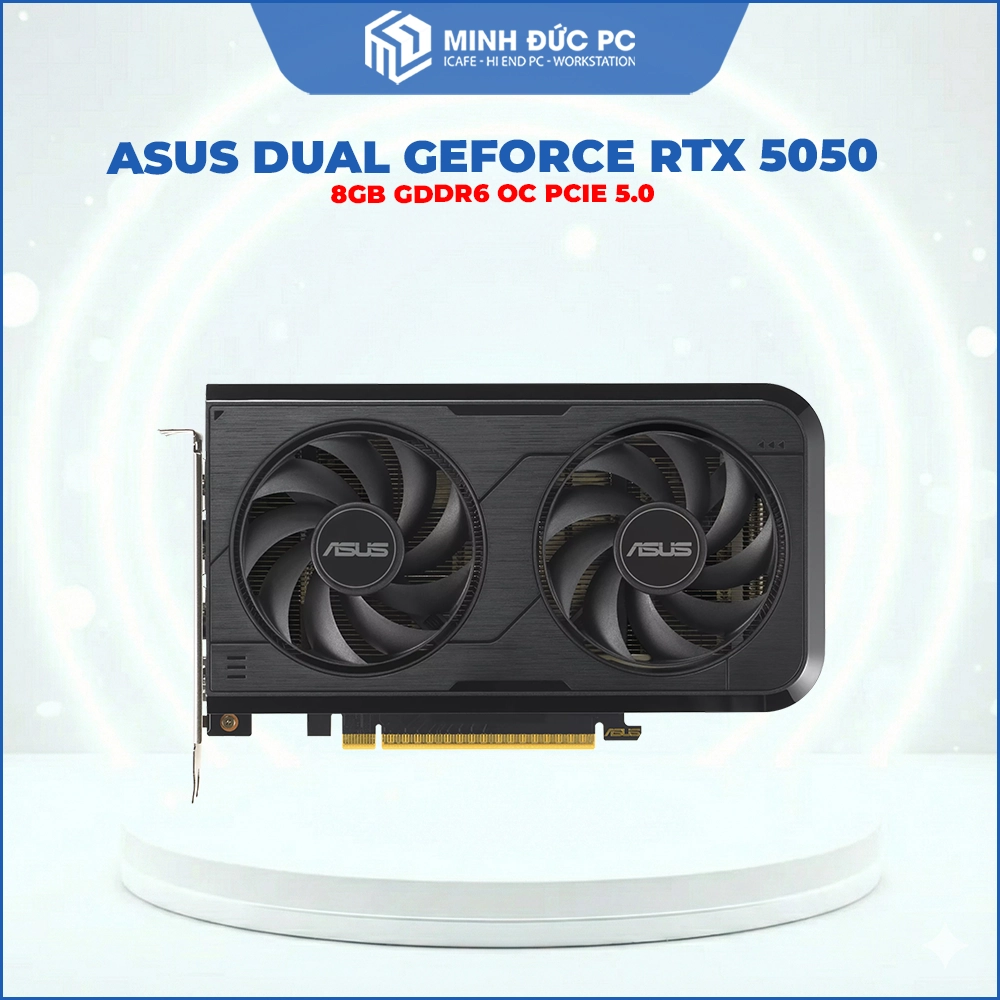 VGA ASUS Dual GeForce RTX 5050 8GB GDDR6 OC 128-bit PCIe 5.0 Dual Fan 2