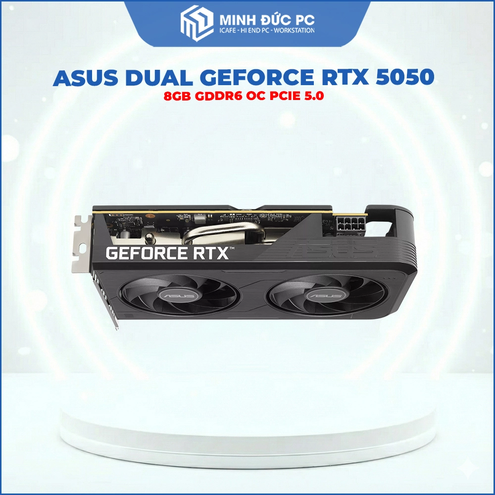 VGA ASUS Dual GeForce RTX 5050 8GB GDDR6 OC 128-bit PCIe 5.0 Dual Fan 8