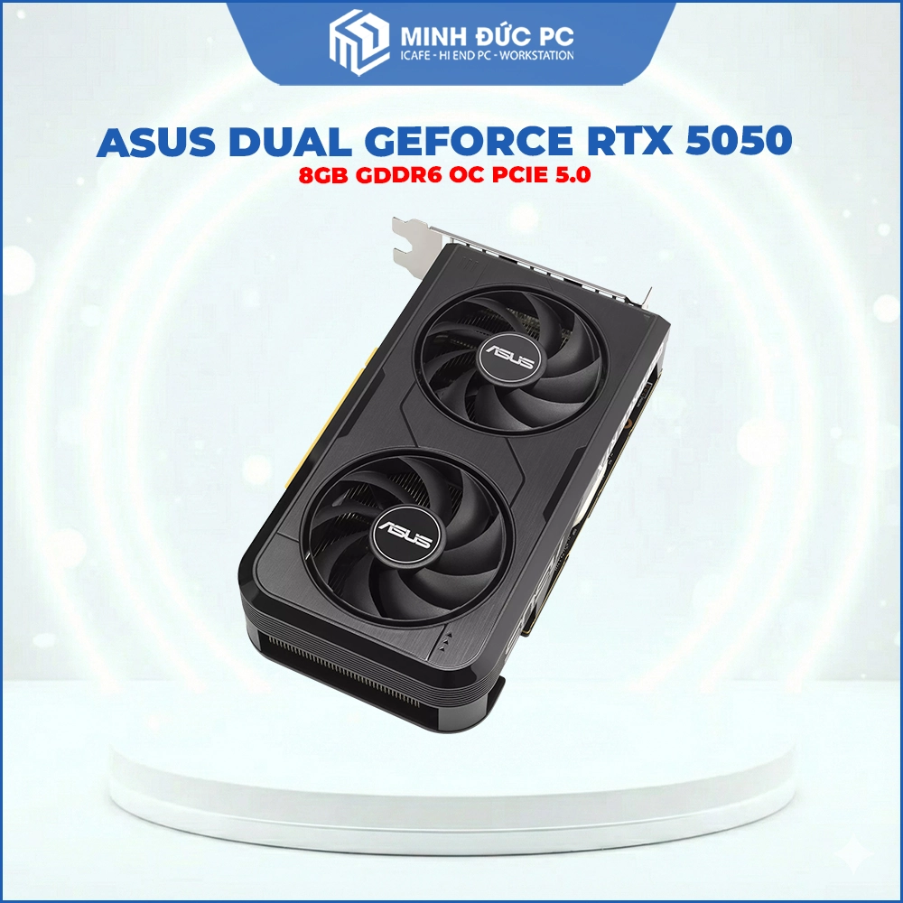 VGA ASUS Dual GeForce RTX 5050 8GB GDDR6 OC 128-bit PCIe 5.0 Dual Fan 5